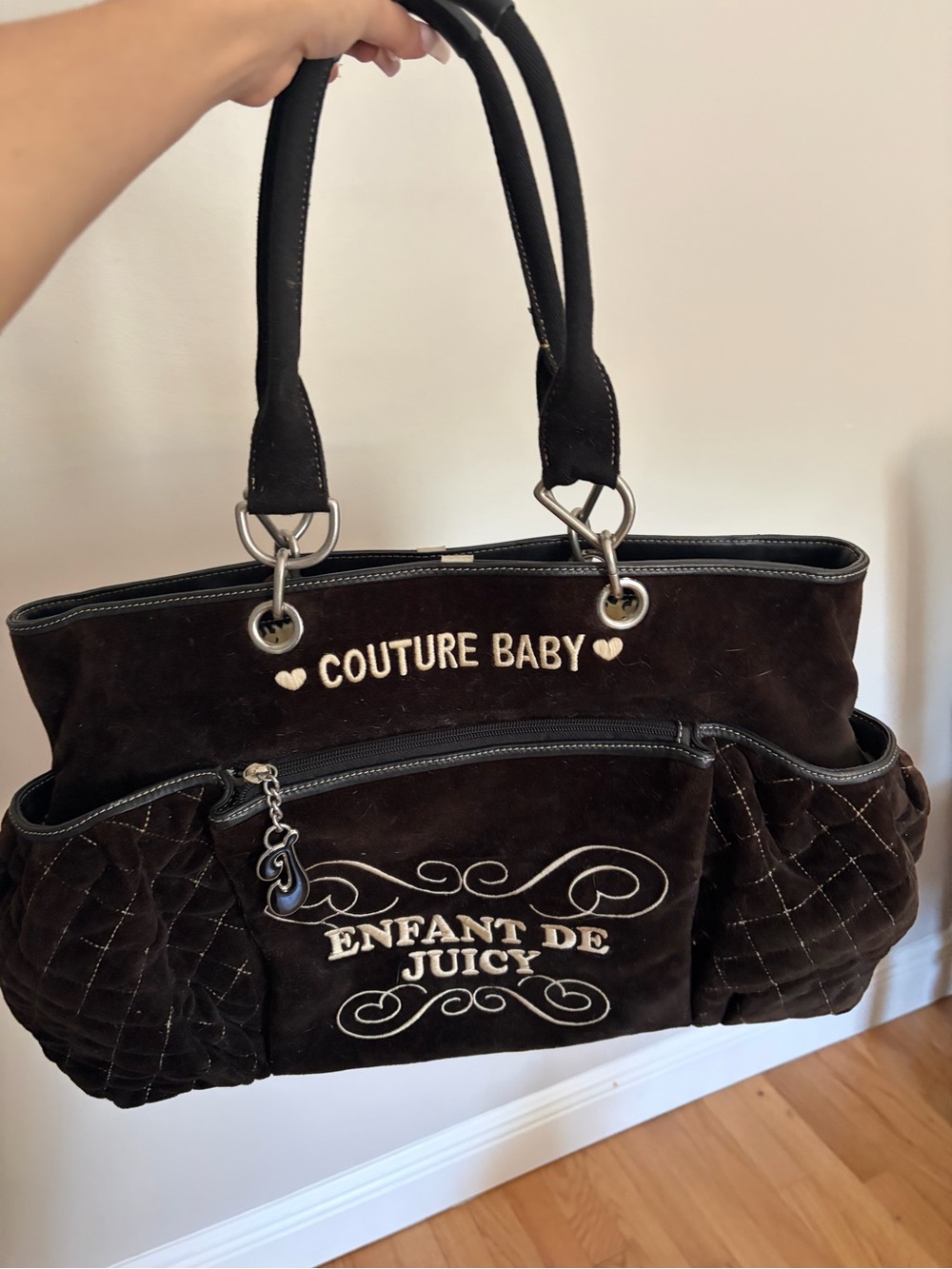 authentic y2k juicy couture diaper bag